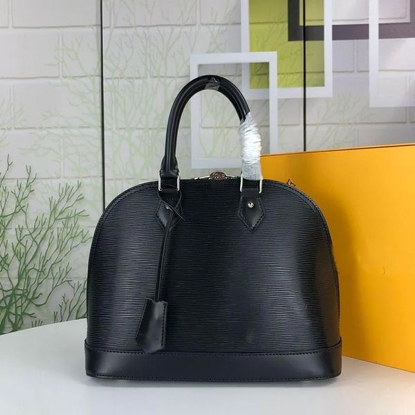 women handbag designers shoulder tote bag alma bb leather totes fashion water ripple small patent hand shell crossbody purse size 32 cm, Black;red
women handbag designers shoulder tote bag alma bb leather totes fashion water ripple small patent hand shell crossbody purse size 32 cm, Black;red