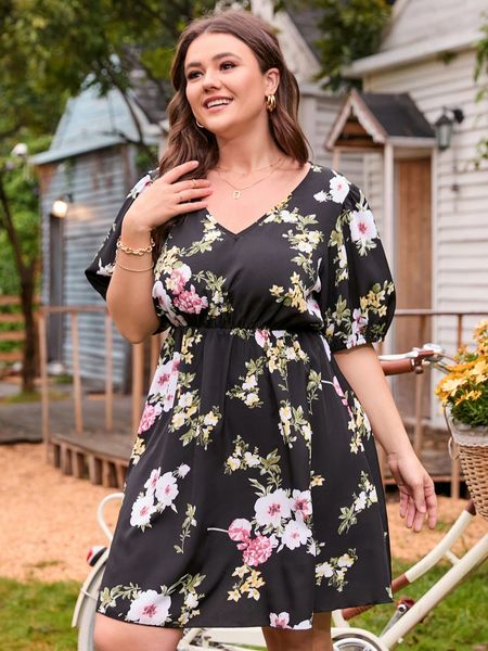 plus size dresses plus size 4xl women summer black floral print midi dress loose half sleeve v neck causal curvy chic elegant ladies dresses
plus size dresses plus size 4xl women summer black floral print midi dress loose half sleeve v neck causal curvy chic elegant ladies dresses