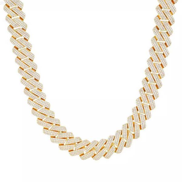 luxury 20mm 3 rows vvs moissanite 18k gold plated 925 sterling silver iced out cuban chain necklace
luxury 20mm 3 rows vvs moissanite 18k gold plated 925 sterling silver iced out cuban chain necklace