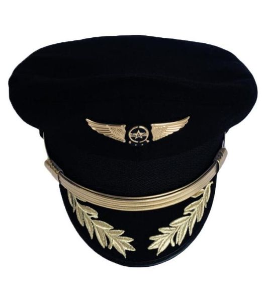 custom upscale pilot cap airline captain hat uniform halloween party men military hats black for women wide brim4896917, Blue;gray
custom upscale pilot cap airline captain hat uniform halloween party men military hats black for women wide brim4896917, Blue;gray
