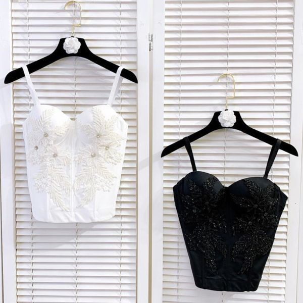 camisoles tanks fashion outer wear camisole women's corset bra embroidered beaded diamond solid color knit cropped y945 230506, Black;white
camisoles tanks fashion outer wear camisole women's corset bra embroidered beaded diamond solid color knit cropped y945 230506, Black;white