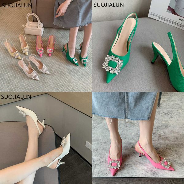 sandals spring brand diamond women sandals thin high heel pointed toe slingback dress shoes ankle lace up crystal mule sl 230316, Black
sandals spring brand diamond women sandals thin high heel pointed toe slingback dress shoes ankle lace up crystal mule sl 230316, Black