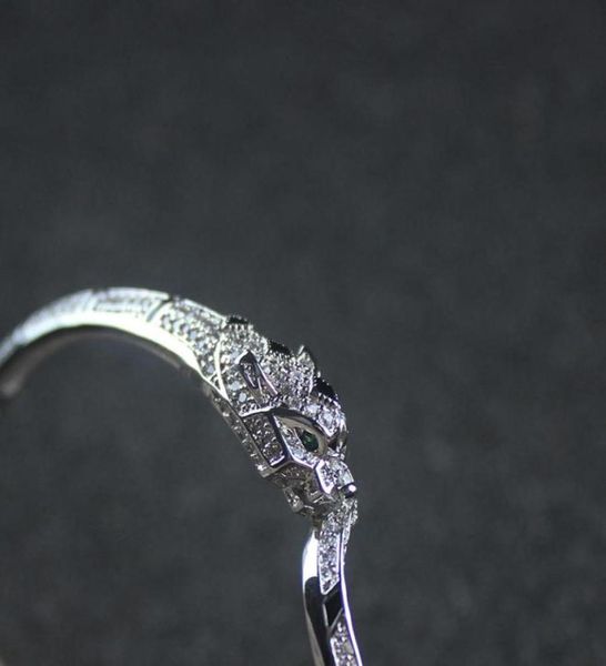 leopard bangle for women animal panther 925silver crystal bracelets wedding gift jewelry6702452, Black
leopard bangle for women animal panther 925silver crystal bracelets wedding gift jewelry6702452, Black