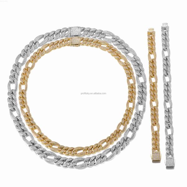 10mm zircon fine jewelry chains iced out zirconia cz diamond crystal prong cuban chain link choker necklace for women men, Silver
10mm zircon fine jewelry chains iced out zirconia cz diamond crystal prong cuban chain link choker necklace for women men, Silver