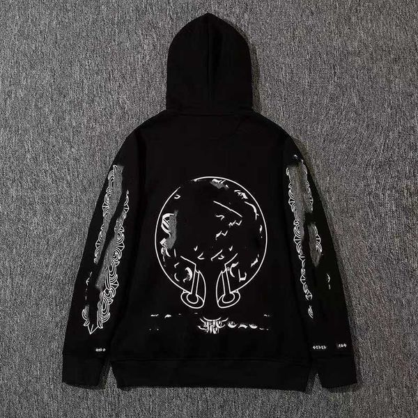 men's and women's hoodies sweatshirts fashion brand ch american zipper hoodie are unisex., Black
men's and women's hoodies sweatshirts fashion brand ch american zipper hoodie are unisex., Black