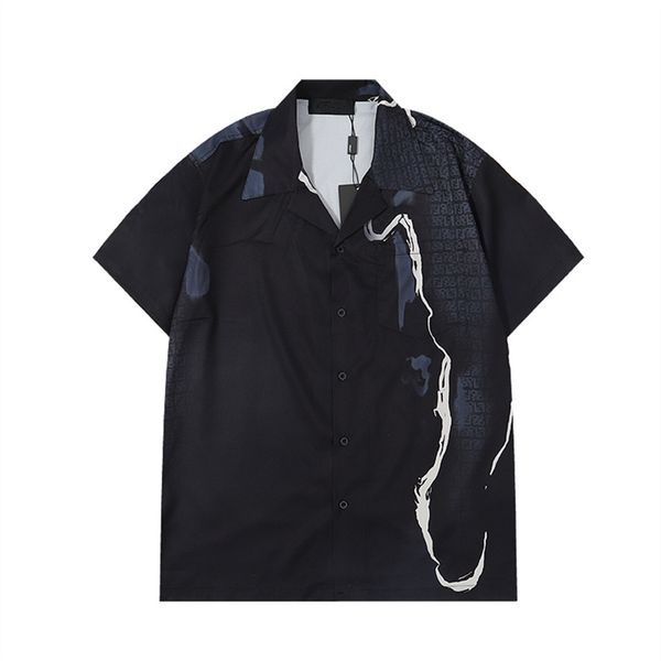 23ss luxury designer shirt men's fashion geometric classic print bowling shirt black hawaiian flower casual shirt men's loose shor, White;black
23ss luxury designer shirt men's fashion geometric classic print bowling shirt black hawaiian flower casual shirt men's loose shor, White;black
