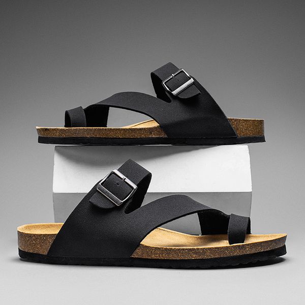casual beach shoes mens summer anti-slip trend flat slippers outdoor wear personalized flip-flops fashion mens sandals, Black
casual beach shoes mens summer anti-slip trend flat slippers outdoor wear personalized flip-flops fashion mens sandals, Black