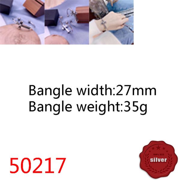 50217 hip hop s925 sterling silver open bracelet punk style vintage personalized cross flower letter jewelry couple popular accessories, Black
50217 hip hop s925 sterling silver open bracelet punk style vintage personalized cross flower letter jewelry couple popular accessories, Black