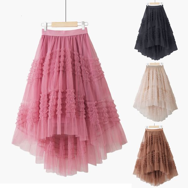 skirts fashion multi style women skirt irregular mesh skirt female mid-length gauze skirt high waist a line cake skirt fairy tutu skirt 2305, Black
skirts fashion multi style women skirt irregular mesh skirt female mid-length gauze skirt high waist a line cake skirt fairy tutu skirt 2305, Black