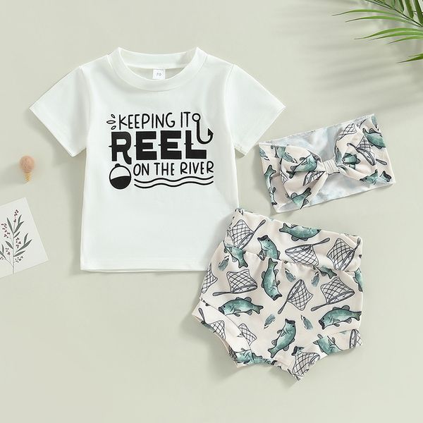 europe and america girl clothing sets fashion baby girls letter short sleeve t-shirt fishing net print shorts suit hair accessories 3piece s, White
europe and america girl clothing sets fashion baby girls letter short sleeve t-shirt fishing net print shorts suit hair accessories 3piece s, White