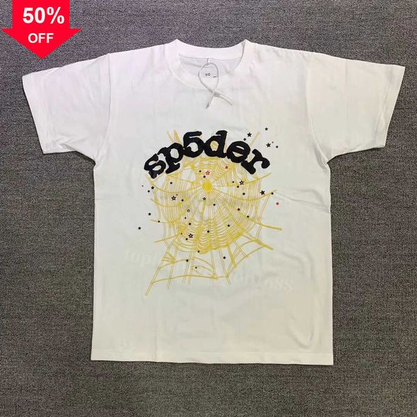 men's t-shirts 23ss men shirt pink young thug sp5der 555555 mans women 1 quality foaming printing spider web pattern tshirt fashion tee, White;black
men's t-shirts 23ss men shirt pink young thug sp5der 555555 mans women 1 quality foaming printing spider web pattern tshirt fashion tee, White;black