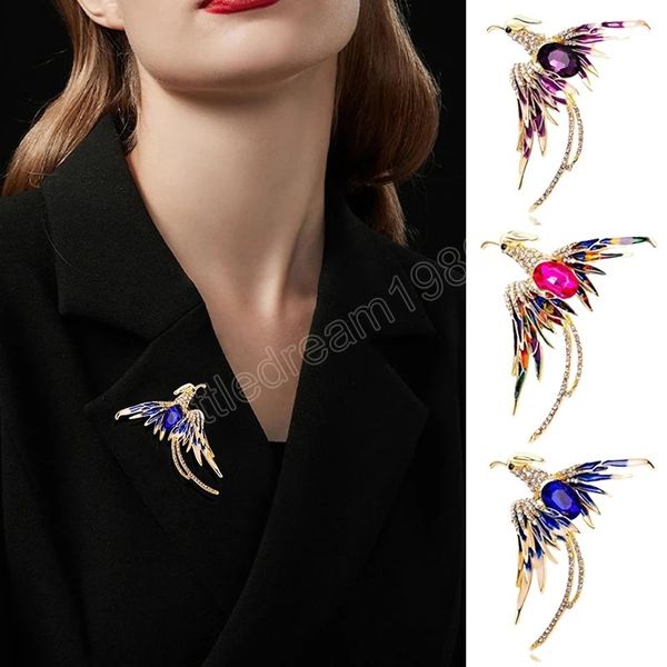 shiny phoenix bird brooches for women 5-color flying beauty bird brooch enamel pin fashion elegent brooches party accessories, Gray
shiny phoenix bird brooches for women 5-color flying beauty bird brooch enamel pin fashion elegent brooches party accessories, Gray