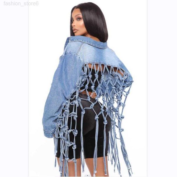 plus size 3xl designer women denim jackets fashion asymmetric tassels jeans jacket long sleeve personalized denim coat retro y2k streetwear, Black;brown
plus size 3xl designer women denim jackets fashion asymmetric tassels jeans jacket long sleeve personalized denim coat retro y2k streetwear, Black;brown
