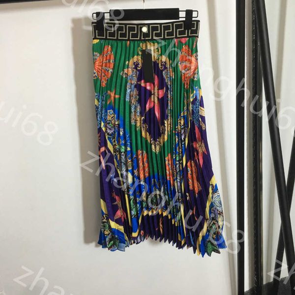 23ss pleated skirts designer skirts womens designer clothing gold thread elastic waist sea star shell print high waist pleated half skirt lo, Black
23ss pleated skirts designer skirts womens designer clothing gold thread elastic waist sea star shell print high waist pleated half skirt lo, Black