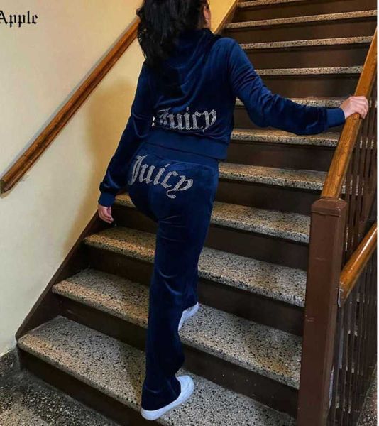 6ajuicy apple women's tracksuits velvet sewing suits outfit two piece jogging set velour sweatshirt met hoodie pants suit womens y2k, Gray
6ajuicy apple women's tracksuits velvet sewing suits outfit two piece jogging set velour sweatshirt met hoodie pants suit womens y2k, Gray