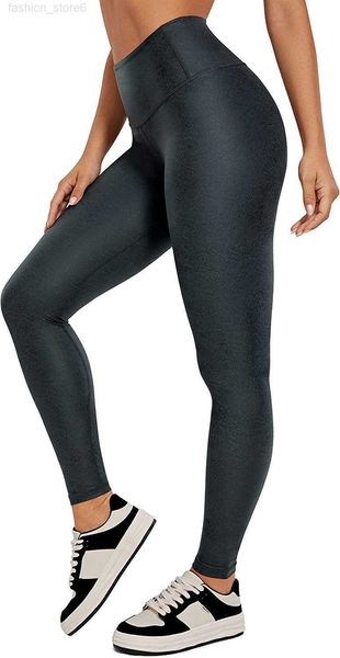 crz yoga matte faux leather leggings for women 25''/28'' - high waisted stretch leather pants tummy control pleather tig, Black
crz yoga matte faux leather leggings for women 25''/28'' - high waisted stretch leather pants tummy control pleather tig, Black