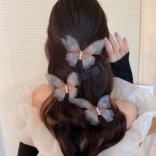 cute fashion pearl mesh butterfly hair clips for women girls wedding head clips hairpin hairgrips decoration hair accessories, Slivery;white
cute fashion pearl mesh butterfly hair clips for women girls wedding head clips hairpin hairgrips decoration hair accessories, Slivery;white
