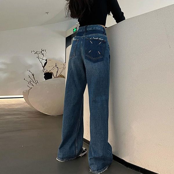 jeans women's wideleg jeans spring 2023 new loose high waist drooping versatile mop pants pocket dark blue straight
jeans women's wideleg jeans spring 2023 new loose high waist drooping versatile mop pants pocket dark blue straight