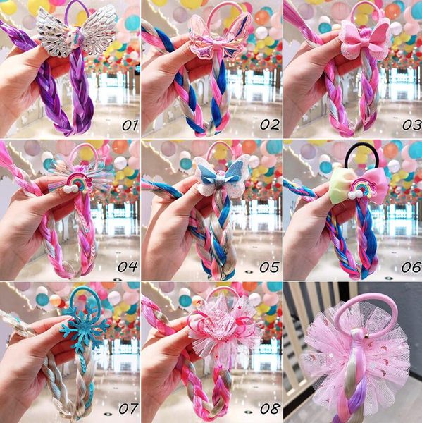 cartoon bow butterfly hair braid headbands for girls kids children colorful ponytail holder rubber band fashion hair accessories, Slivery;white
cartoon bow butterfly hair braid headbands for girls kids children colorful ponytail holder rubber band fashion hair accessories, Slivery;white