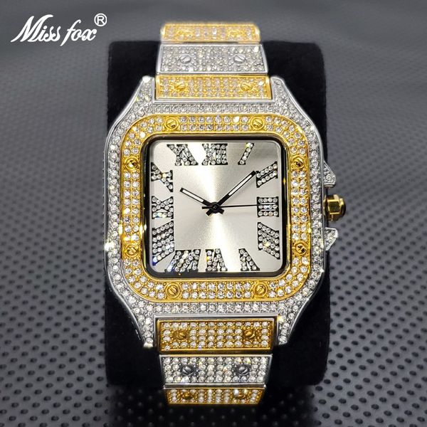 wristwatches drop luxury square watch for men fashion shiny hip hop diamond wristwatch stylish ice out waterproof unltra thin watches 230506, Slivery;brown
wristwatches drop luxury square watch for men fashion shiny hip hop diamond wristwatch stylish ice out waterproof unltra thin watches 230506, Slivery;brown