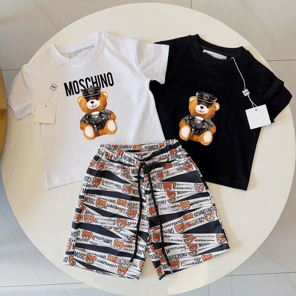 baby clothes kid designer toddler t shirt short sleeve two piece set kids sets boys girls clothing luxury summer bear pattern with letters, White
baby clothes kid designer toddler t shirt short sleeve two piece set kids sets boys girls clothing luxury summer bear pattern with letters, White