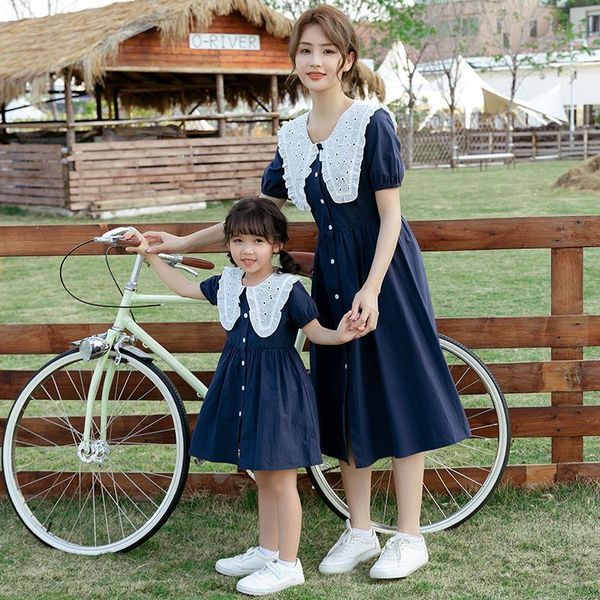 family matching outfits summer light luxury fashion parent-child dress fashion dress boutique clothing simple style familien outfit sommer 2, Blue
family matching outfits summer light luxury fashion parent-child dress fashion dress boutique clothing simple style familien outfit sommer 2, Blue
