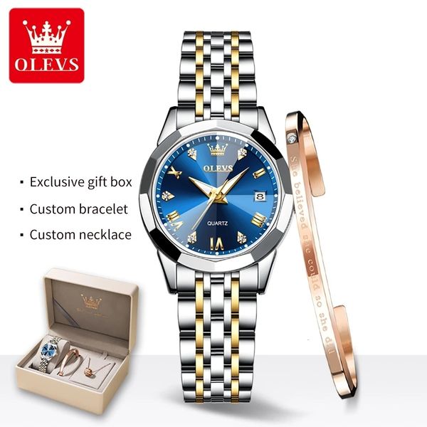 womens watches olevs quartz watch for women solid stainless steel strap rhombus design elegant ladies wristwatch bracelet necklace gift box, Slivery;golden
womens watches olevs quartz watch for women solid stainless steel strap rhombus design elegant ladies wristwatch bracelet necklace gift box, Slivery;golden