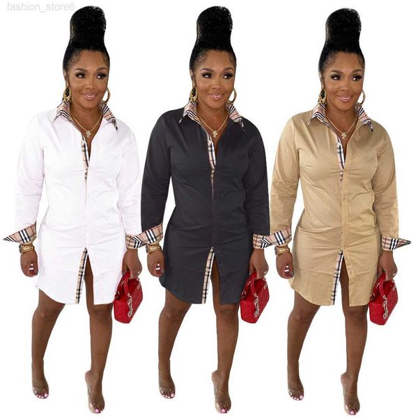 2022 fashion women blouses casual oversize luxury designer letter printed long sleeve shirts, White
2022 fashion women blouses casual oversize luxury designer letter printed long sleeve shirts, White