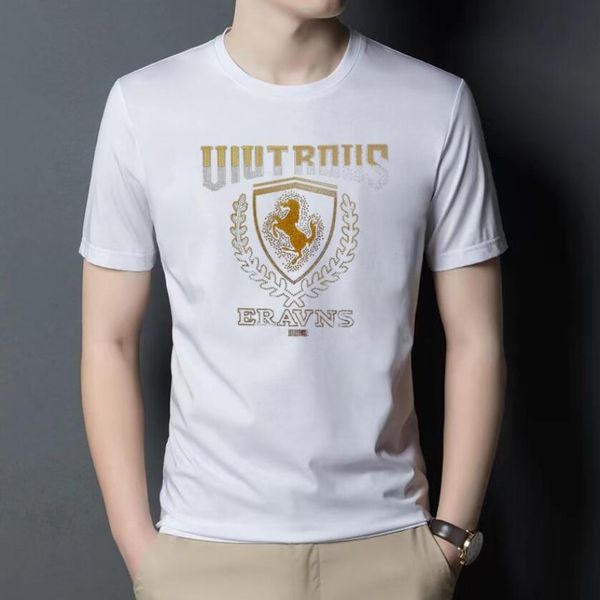 men's t-shirts designers cross border european station light luxury summer men's short sleeve heavy industry diamond t-shirt men&#, White;black
men's t-shirts designers cross border european station light luxury summer men's short sleeve heavy industry diamond t-shirt men&#, White;black