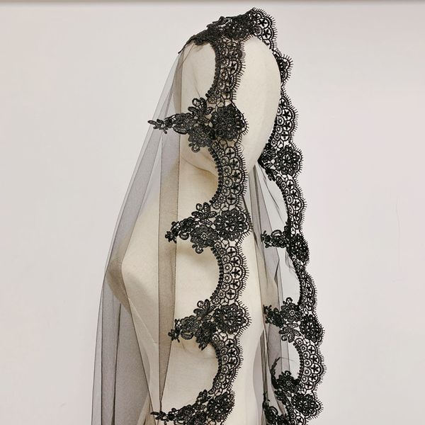 wedding hair jewelry one layer lace edge black bridal veil 1 5 1 5 m long accessorie cosplay 230506, Slivery;golden
wedding hair jewelry one layer lace edge black bridal veil 1 5 1 5 m long accessorie cosplay 230506, Slivery;golden