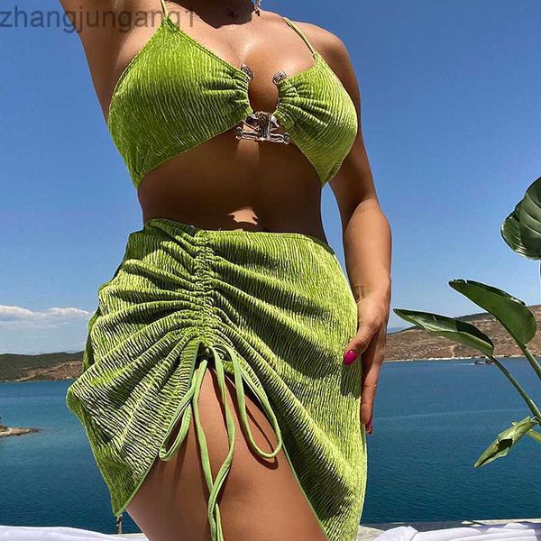 designer bikini qianmo 2023 new wrinkle fabric special fabric bikini split three piece swimwear for women fashion, White;black
designer bikini qianmo 2023 new wrinkle fabric special fabric bikini split three piece swimwear for women fashion, White;black