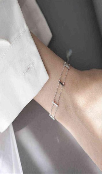 korean 925 sterling silver crysral double layer geometric charm bracelet bangle for women wedding statement jewelry sl3848384153, Black
korean 925 sterling silver crysral double layer geometric charm bracelet bangle for women wedding statement jewelry sl3848384153, Black