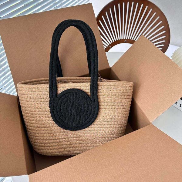 handmade raffia woven beach bag tote tote famous brand women y simple and versatile shopping bag wallets 230506
handmade raffia woven beach bag tote tote famous brand women y simple and versatile shopping bag wallets 230506