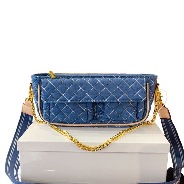 designers classic double pocket denim shoulder bags france brand quilted matelasse women crossbody bag luxury designer original gold hardwar
designers classic double pocket denim shoulder bags france brand quilted matelasse women crossbody bag luxury designer original gold hardwar