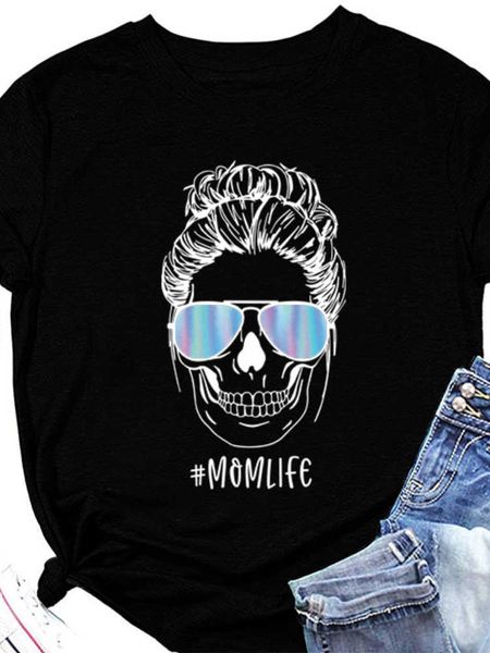 momlife skull head print men t shirt short sleeve o neck loose men tshirt ladies tee shirt clothes camisetas mujer, White;black
momlife skull head print men t shirt short sleeve o neck loose men tshirt ladies tee shirt clothes camisetas mujer, White;black