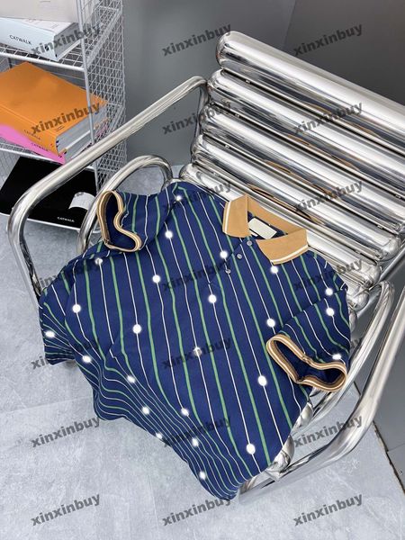xinxinbuy men designer tee t shirt 23ss double letter pattern stripe embroidery short sleeve cotton women green khaki navy blue m-3xl, Black;brown
xinxinbuy men designer tee t shirt 23ss double letter pattern stripe embroidery short sleeve cotton women green khaki navy blue m-3xl, Black;brown