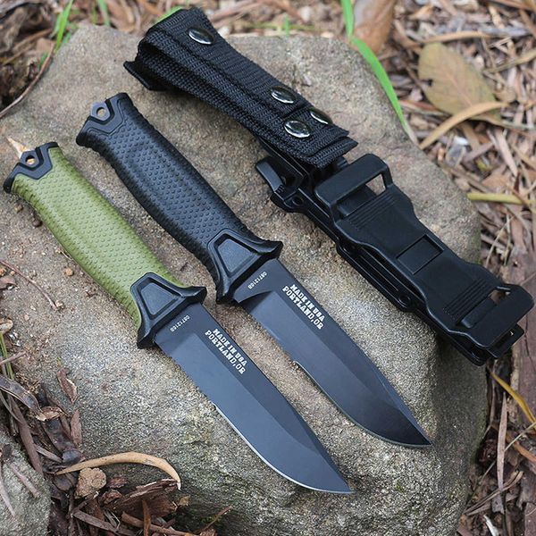 

Tactical knife High hardness survival Fixed blade knife Camping camping hunting knife Fiberglass handle Military equipment EDC Hand tool c walking knife