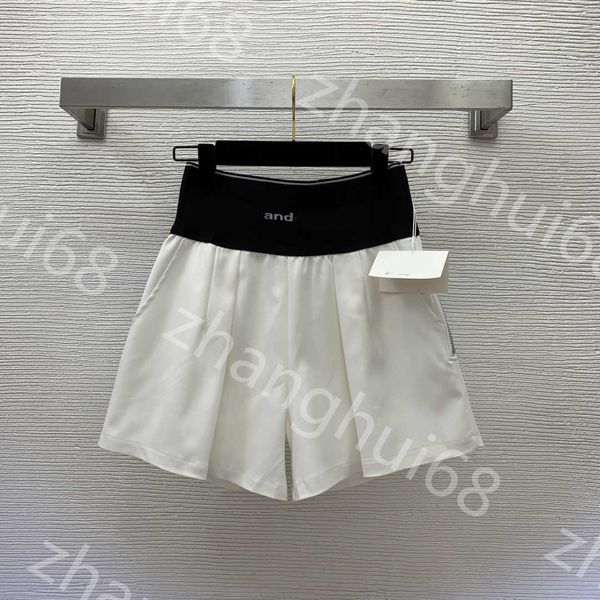 23ss womens shorts womens designer clothing logo webbing splicing side zipper fashion high waist slimming wide leg shorts women clothes, White;black
23ss womens shorts womens designer clothing logo webbing splicing side zipper fashion high waist slimming wide leg shorts women clothes, White;black