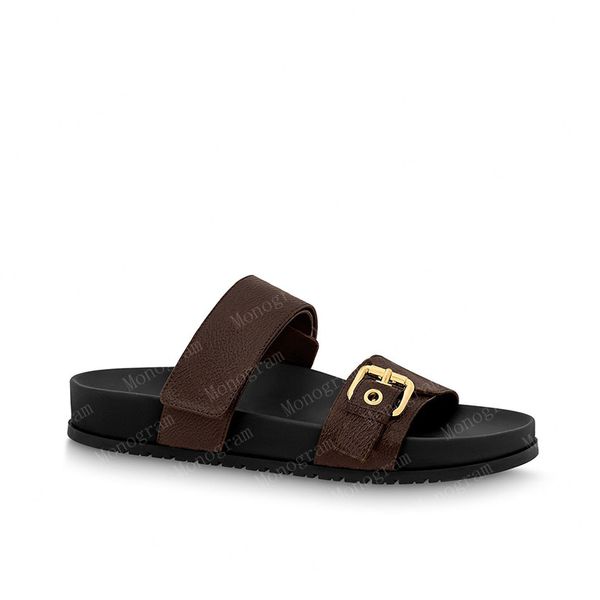 2023 womens designer sandals flat comfort mule women strap sandal waterfront brown leather sandal womens 36-42 with orange box and dust bag, Black
2023 womens designer sandals flat comfort mule women strap sandal waterfront brown leather sandal womens 36-42 with orange box and dust bag, Black