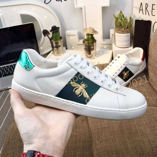 2023 men women dress shoes casual bee snake tiger genuine leather fashion flats bottoms lover sneakers with box''gg'', Black
2023 men women dress shoes casual bee snake tiger genuine leather fashion flats bottoms lover sneakers with box''gg'', Black