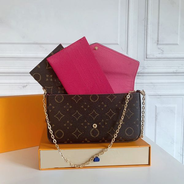 lady clutch crossbody felicie pochette m61276 shoulder bags handbags designer bags wallets 3 in 1 ladies flap bag high gold chain2
lady clutch crossbody felicie pochette m61276 shoulder bags handbags designer bags wallets 3 in 1 ladies flap bag high gold chain2