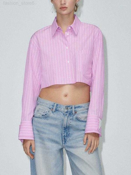 women's blouses shirts for women 2023 button up casual pink striped shirt long sleeve lapel collar cropped with chest patch pocket, White
women's blouses shirts for women 2023 button up casual pink striped shirt long sleeve lapel collar cropped with chest patch pocket, White
