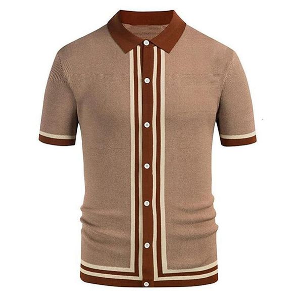 men's polos 2023 summer vintage british style lapel jacquard knitted button cardigan short sleeve business polo shirt 230506, White;black
men's polos 2023 summer vintage british style lapel jacquard knitted button cardigan short sleeve business polo shirt 230506, White;black
