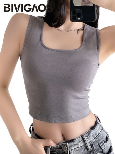 camisoles tanks bivigaos women summer gray cotton sleeveless vests tight-fitting camisole casual crop vest solid color slim short tank 2305, Black;white
camisoles tanks bivigaos women summer gray cotton sleeveless vests tight-fitting camisole casual crop vest solid color slim short tank 2305, Black;white