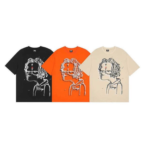 men's t-shirt street tide designer high-quality models cartoon cartoon loose youth short-sleeved couples, White;black
men's t-shirt street tide designer high-quality models cartoon cartoon loose youth short-sleeved couples, White;black