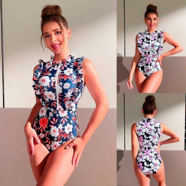 womens one piece printed swimsuit lace quick drying swimming suit direct supply, White;black
womens one piece printed swimsuit lace quick drying swimming suit direct supply, White;black
