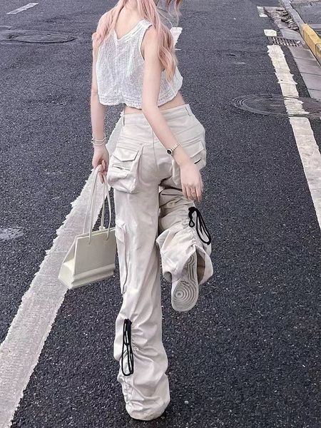 women's pants s high waist oversize vintage traf 2023 woman wide leg trousers spring strap y2k clothes streetwear cargo clothing 230506, Black;white
women's pants s high waist oversize vintage traf 2023 woman wide leg trousers spring strap y2k clothes streetwear cargo clothing 230506, Black;white
