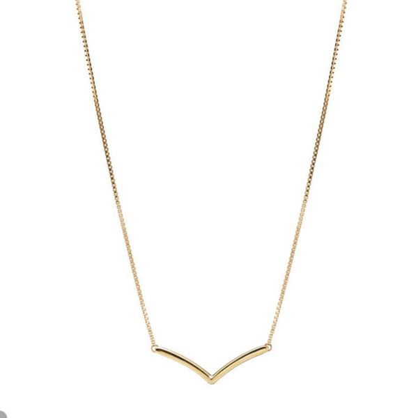 gold plated polished wishbone necklace for pandora authentic sterling silver wedding party jewelry necklaces set for women luxury chain neck
gold plated polished wishbone necklace for pandora authentic sterling silver wedding party jewelry necklaces set for women luxury chain neck