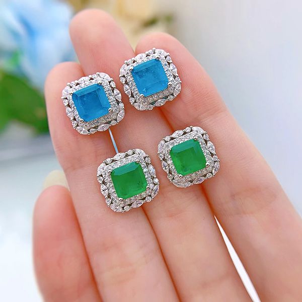 princess cut emerald diamond stud earring 100% real 925 sterling silver promise wedding earrings for women bridal party jewelry, Golden;silver
princess cut emerald diamond stud earring 100% real 925 sterling silver promise wedding earrings for women bridal party jewelry, Golden;silver