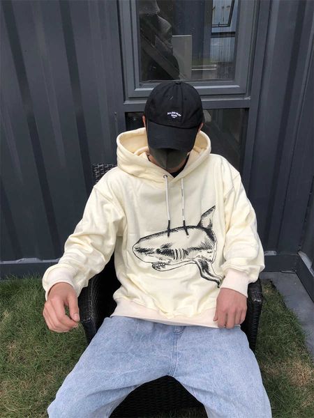 designer clothing fashion sweatshirts palmes angels broken tail shark back letter print men's women's loose casual hooded sweater, Black
designer clothing fashion sweatshirts palmes angels broken tail shark back letter print men's women's loose casual hooded sweater, Black